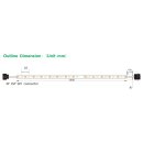 Sk6812 RGB Led Flex Strip Ultra D&uuml;nn 4mm - 60 Leds/Meter - DC5V - 1 Meter