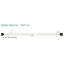 Ws2812b RGB Led Flex Strip Ultra Dünn 4mm - 60...