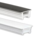Silikon-Einbaucover. Abdeckung für 12 mm LED-Streifen