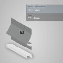 PI3n LED Wandprofil indirekt 200cm, LED Stripes max. 13 mm