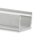 PL4 LED AUFBAU-Profil 200 cm eloxiert