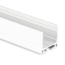 PN8 LED AUFBAU-Profil 200 cm,  schwarz RAL 9005 LED...