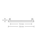 PO13 LED AUFBAU-Profil 200 cm, biegbar, LED Stripes max....