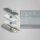 PO17 LED AUFBAU-Profil 200 cm, ultraflach/Flügel, LED Stripes max. 11 mm