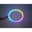 RGB Led Ring - Typ WS2811 addressable 5050 smd 60 leds - 172mm - 18w