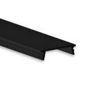 Cover C42 schwarz/matt 200 cm für Profil PN8, flach