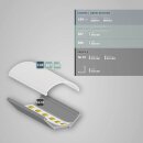 NL10 LED ECK-Profil 200 cm eloxiert