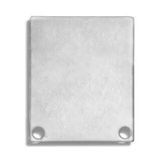 Endkappe E44 Alu schwarz RAL9005 für Profil PN4 / PN5 in Verbindung mit C11, 2 STK, inkl. Schrauben