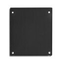 Endkappe E69 Aluminium schwarz RAL9005 für Profil...