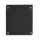 Endkappe E69 Aluminium schwarz RAL9005 für Profil PN17, 2 STK, inkl. Schrauben